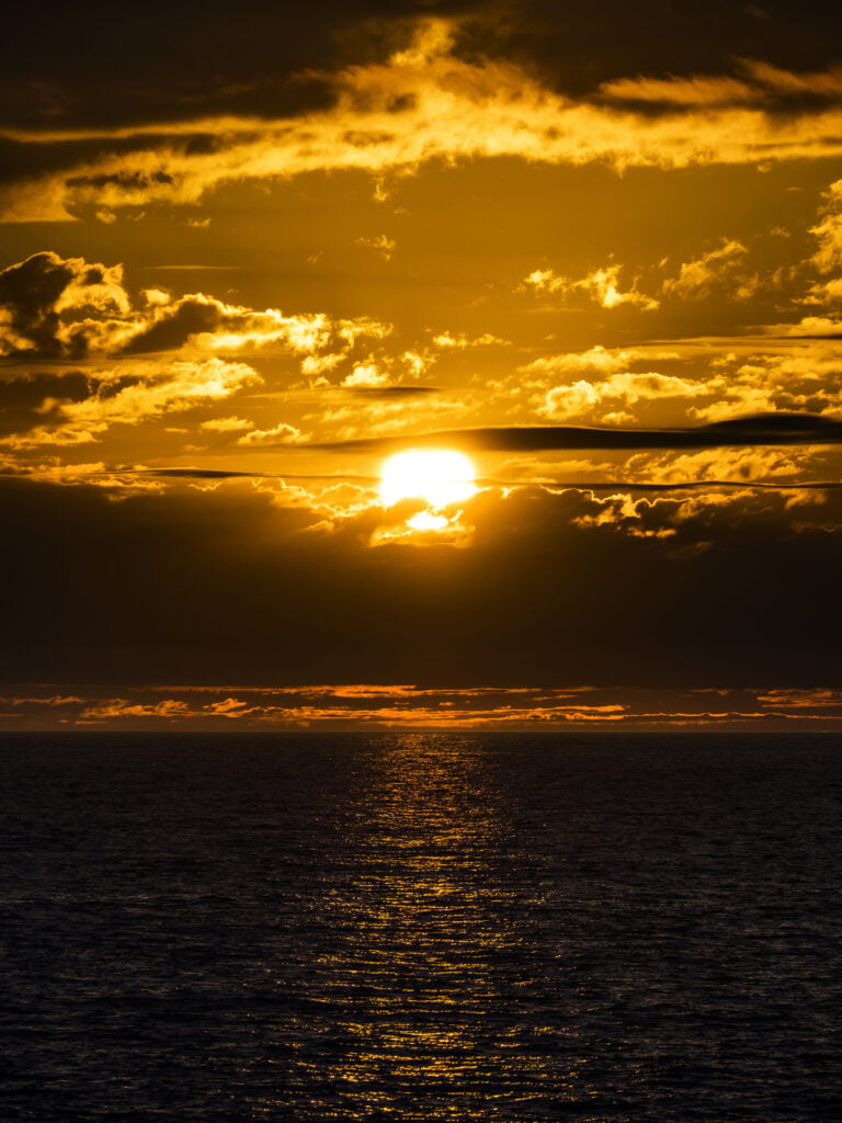 Sólarlag, appelsínugulur